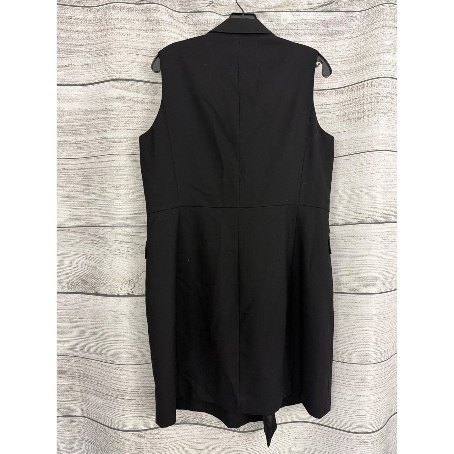 NWT J. Crew Black Tuxedo Sleeveless Blazer Sheath Dress Size 12