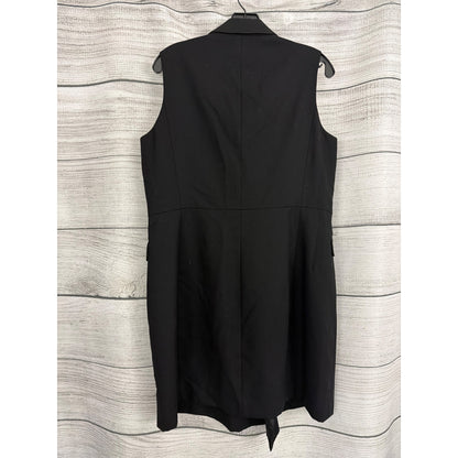 NWT J. Crew Black Tuxedo Sleeveless Blazer Sheath Dress Size 12