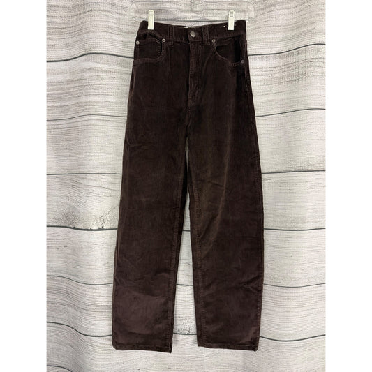 Madewell Brown Corduroy Balloon Pants Size 24