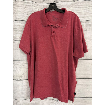 Mens Lucky Brand Venice Burnout Polo Shirt Size XXL