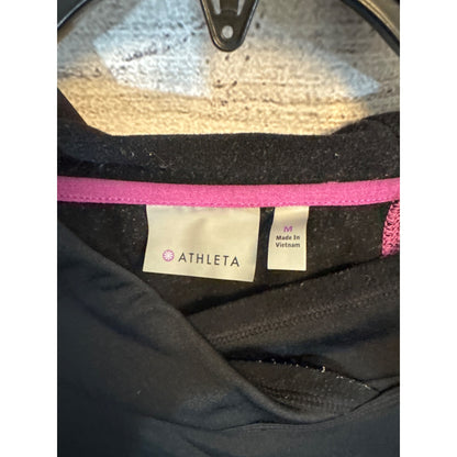 Athleta Plushtec Wrap Front Hoodie Size M