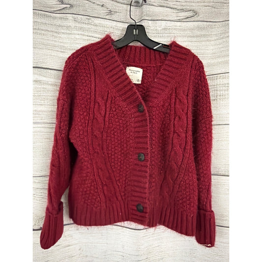Abercrombie & Fitch Seed-Stitch Cable Cardigan Size M