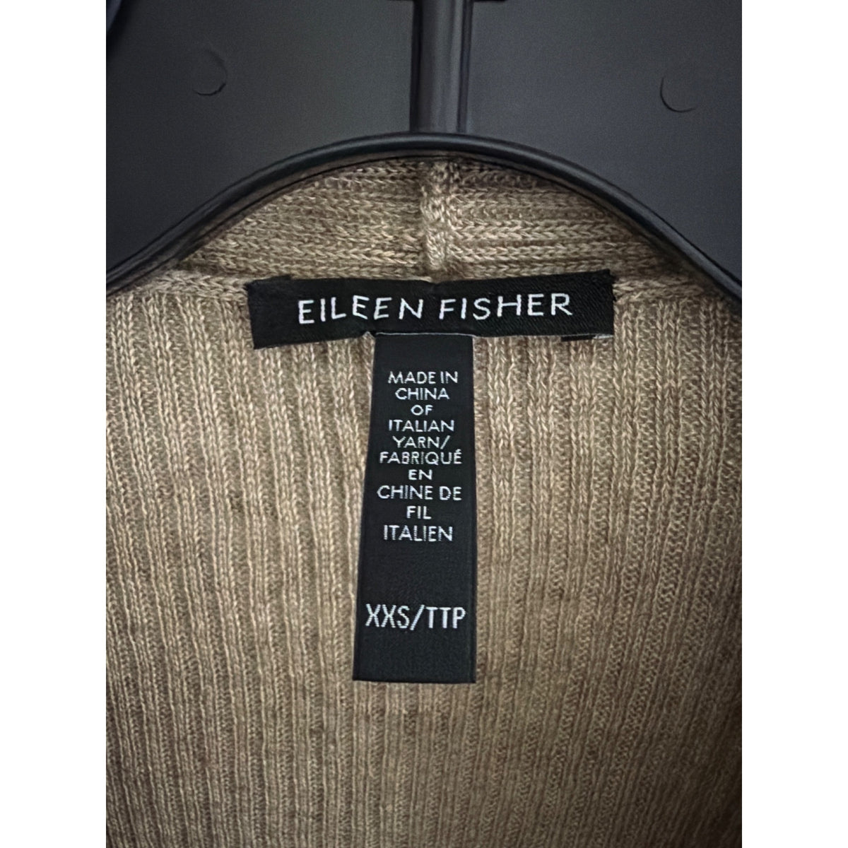 Eileen Fisher Open Front Linen Cardigan Size XXS