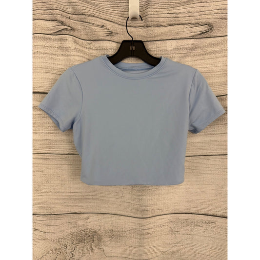 Alo Yoga Cropped Backspin Short Sleeve Size XS
