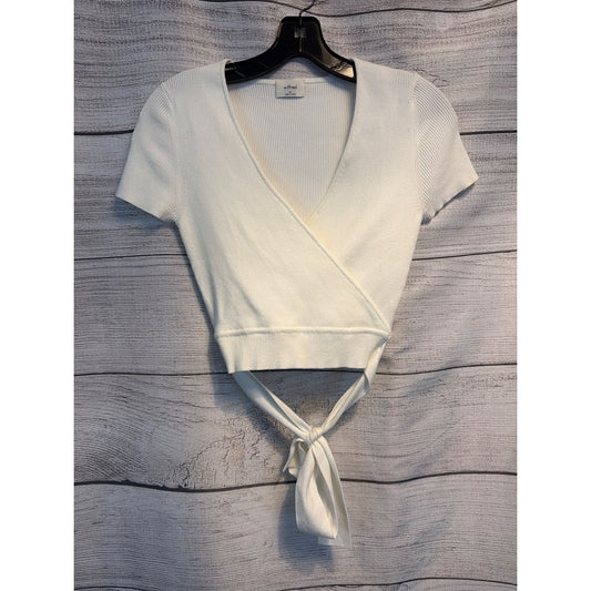 Wilfred All Tied Up Short Sleeve Sweater Size M