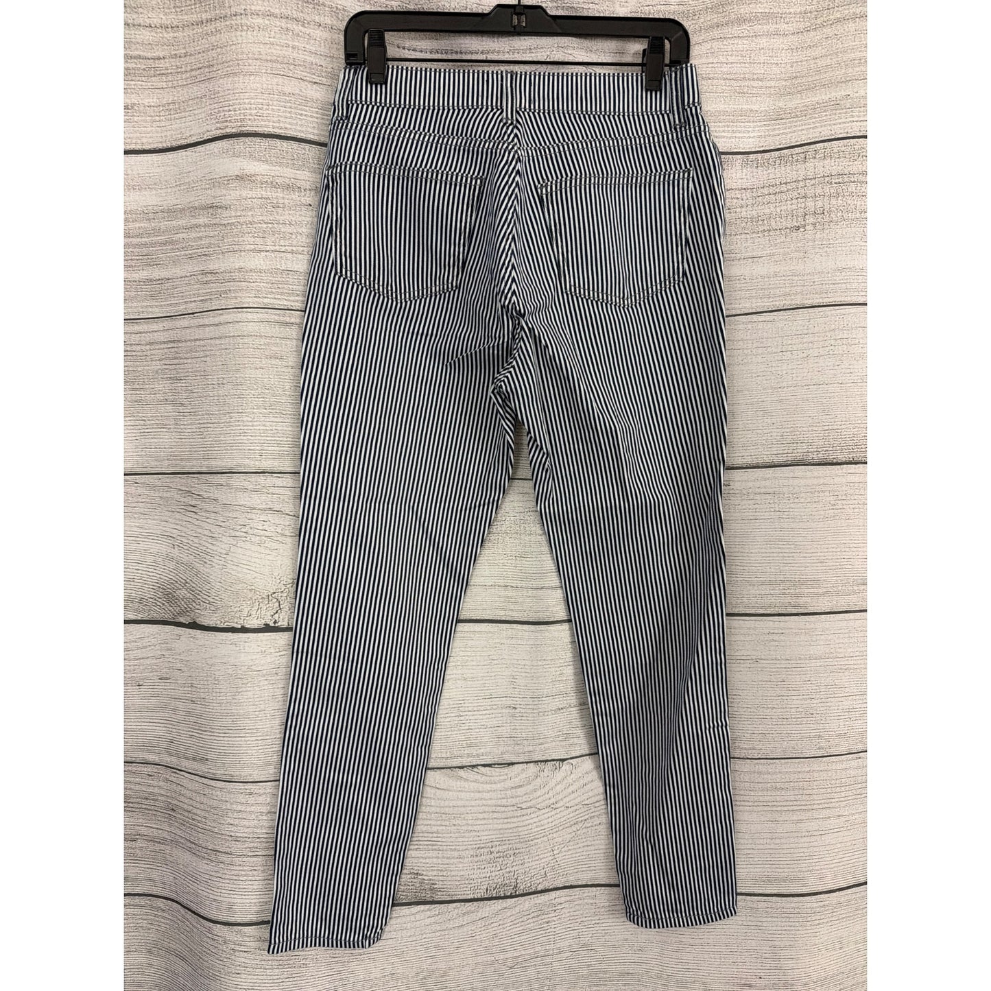 Etica Blue and White Striped Ethically Eco Friendly Pants Size 3/M