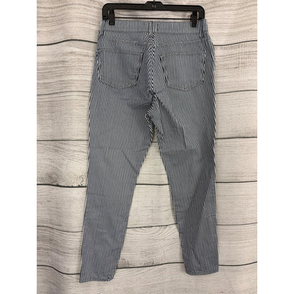 Etica Blue and White Striped Ethically Eco Friendly Pants Size 3/M
