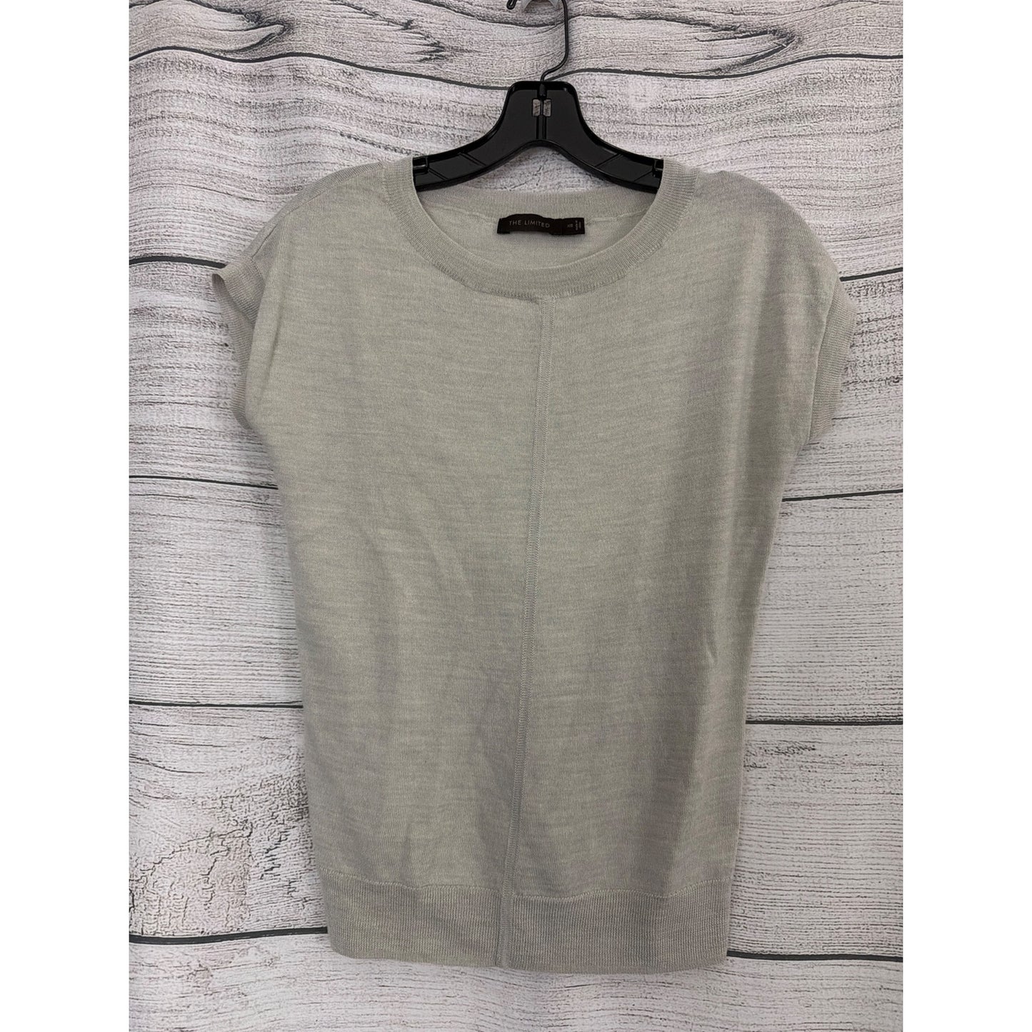 The Limited Short Sleeve Merino Wool Blend Top Size XS