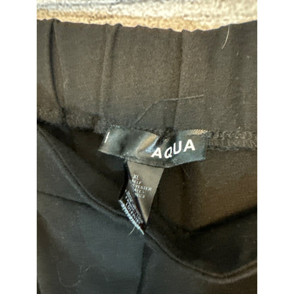 Aqua Black High-Waisted Dress Shorts Size XL