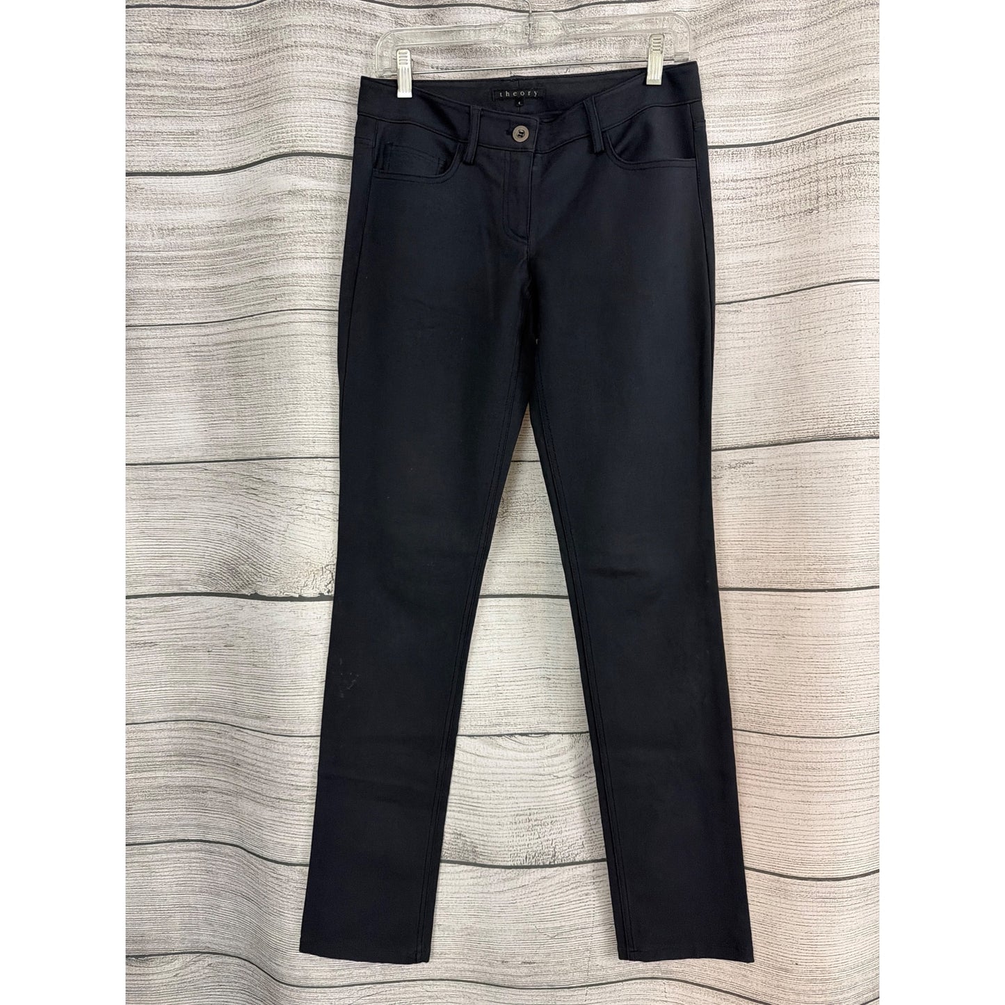 Theory Grey Slim Fit Pants Size 4