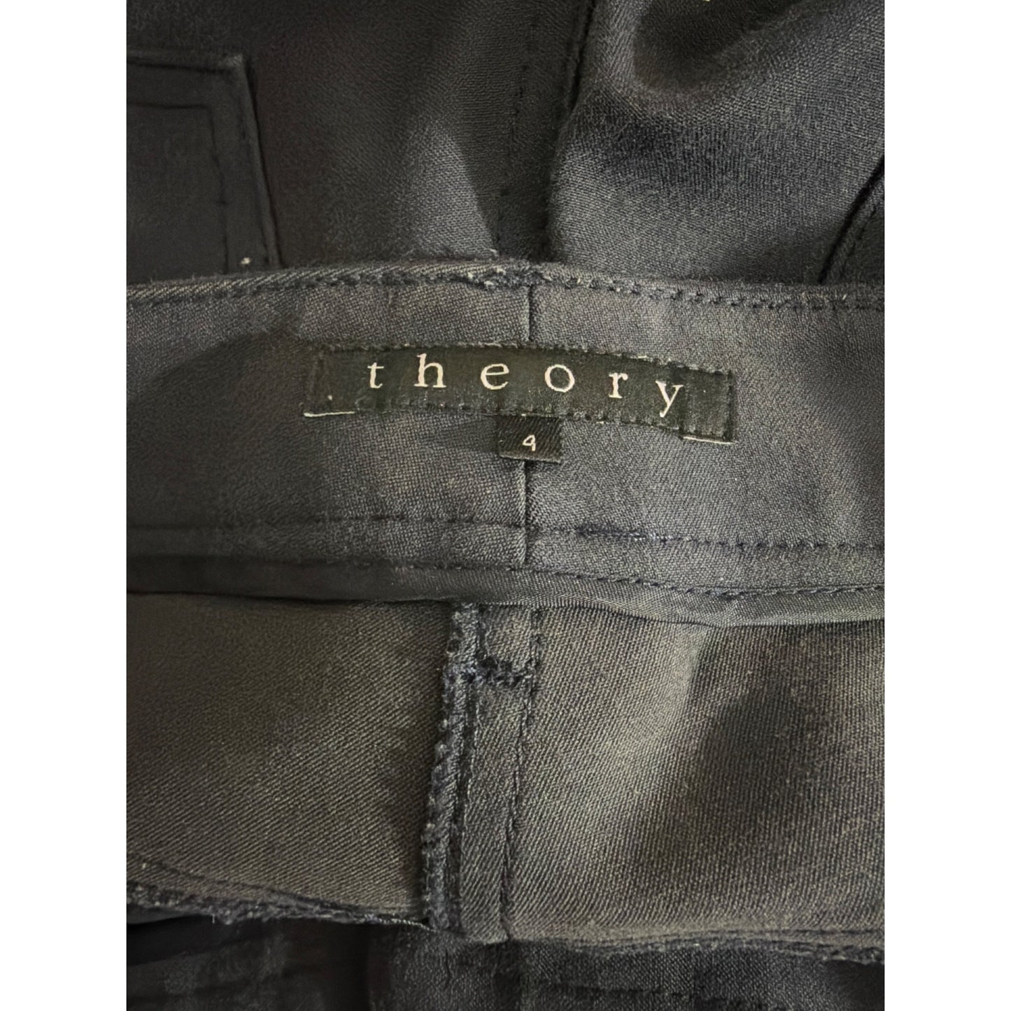 Theory Grey Slim Fit Pants Size 4