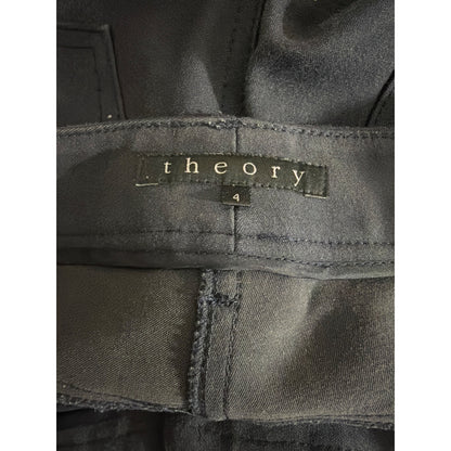 Theory Grey Slim Fit Pants Size 4
