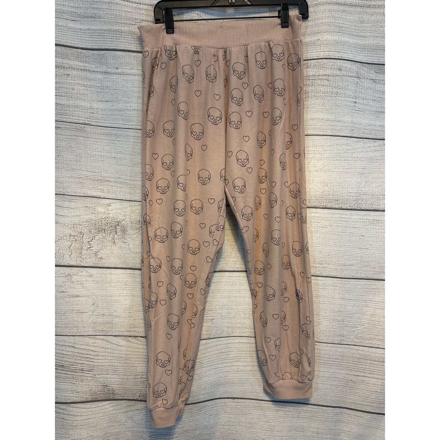 Chaser Little Skulls Knit Lounge Pants Size L