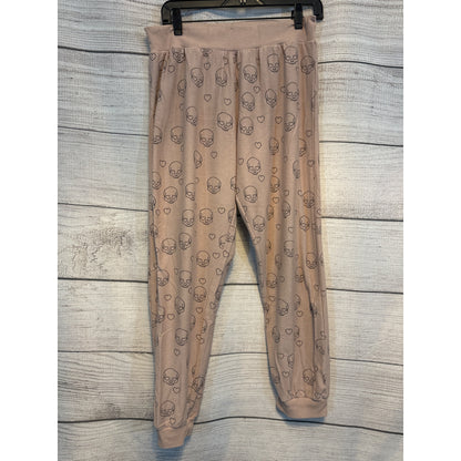 Chaser Little Skulls Knit Lounge Pants Size L