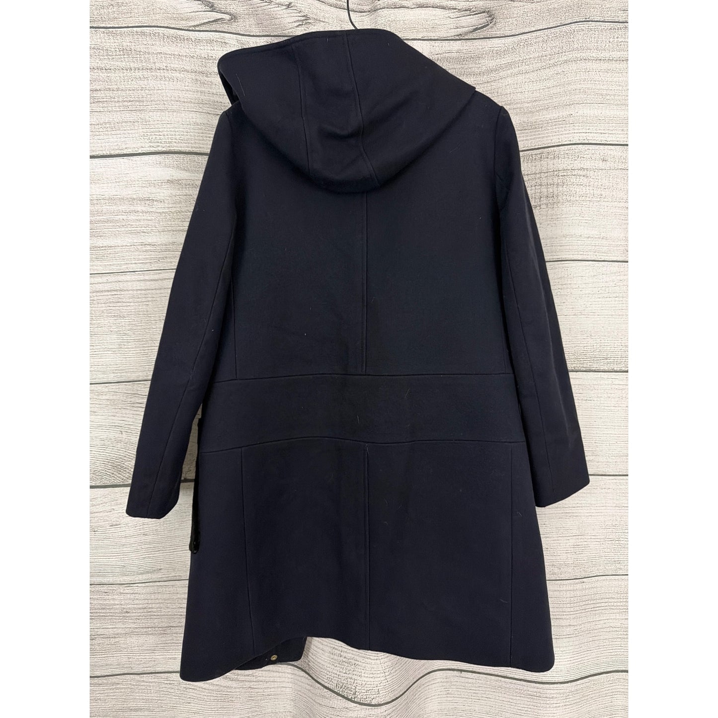 Club Monaco Ryan Navy Italian Wool Hooded Coat Size S