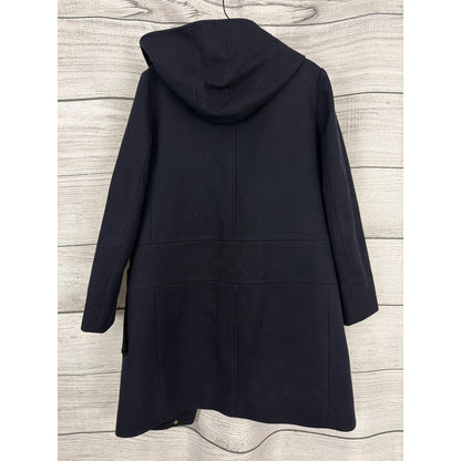 Club Monaco Ryan Navy Italian Wool Hooded Coat Size S