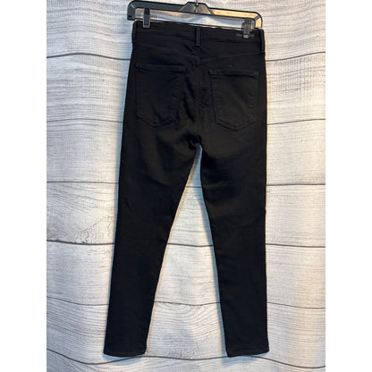 Citizens Of Humanity X Rocket Crop High Rise Black Skinny Jeans Size 29