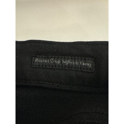 Citizens Of Humanity X Rocket Crop High Rise Black Skinny Jeans Size 29