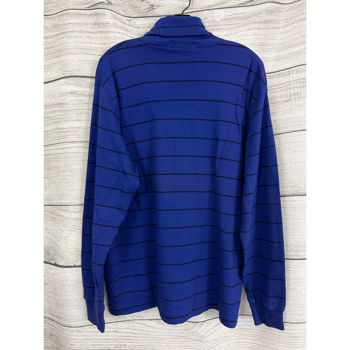Mens Vintage Polo Ralph Lauren Striped Long-Sleeve Turtleneck Size L