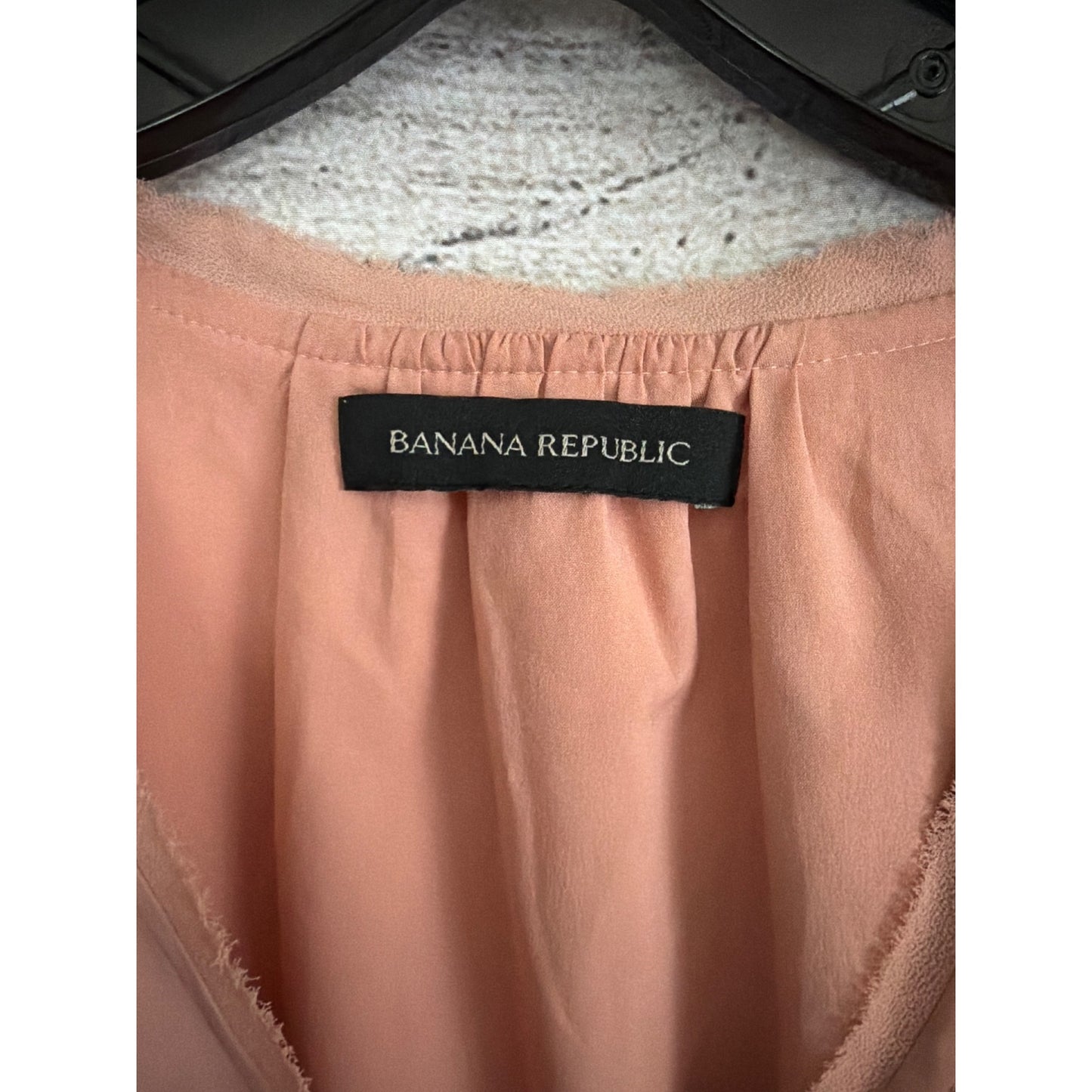 Banana Republic Short-Sleeve Dress With Beaded Shoulders Size S