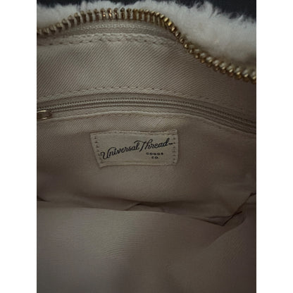 Universal Thread Sherpa Shoulder Bag With Faux Leather Strap