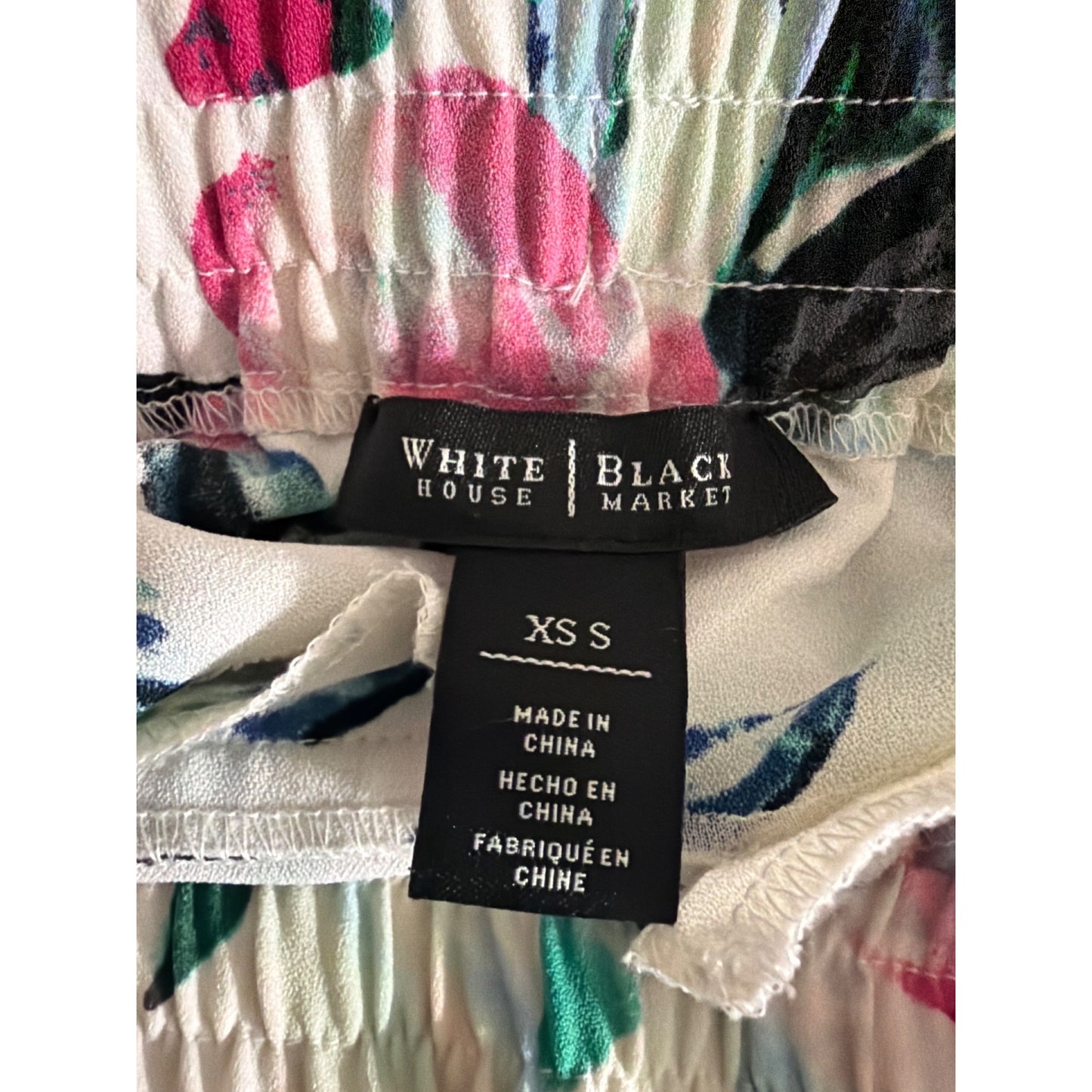 White House Black Market Floral Print Pants Size XS