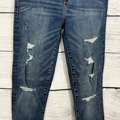 Abercrombie & Fitch Distressed Skinny Jeans, Size 25