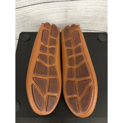 NWOT Anne Klein Silvee Cognac Loafers With Chain Detail Size 8