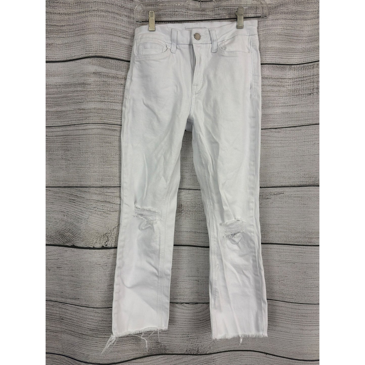 Vervet White Distressed High-Rise Jeans Size 26