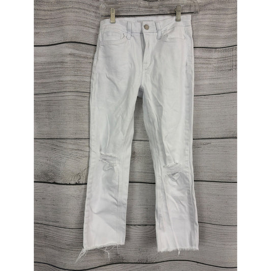 Vervet White Distressed High-Rise Jeans Size 26