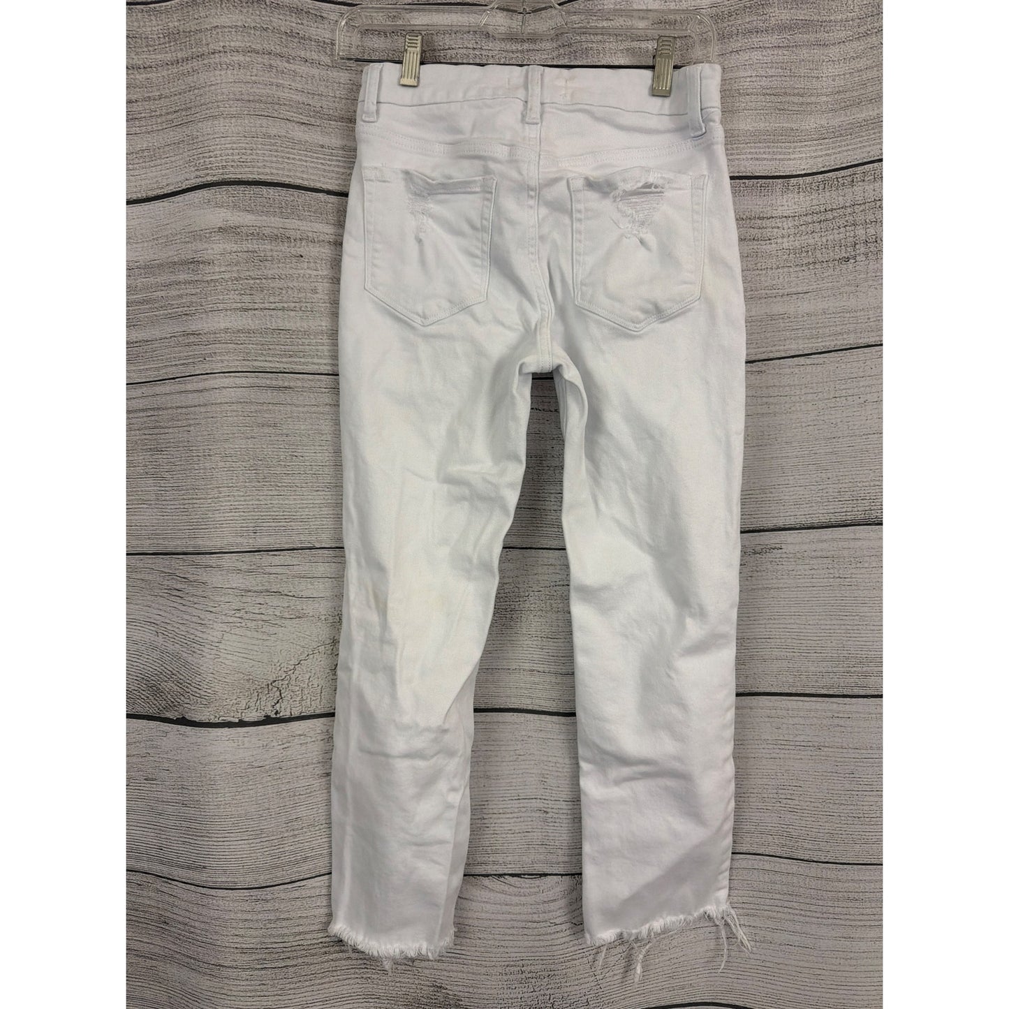 Vervet White Distressed High-Rise Jeans Size 26