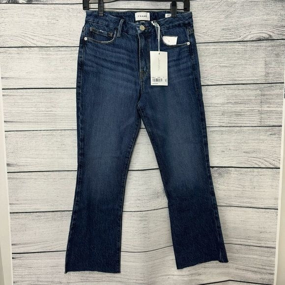 NWT Frame Le Crop Mini Boot Cut Jeans Mid-Rise Size 27