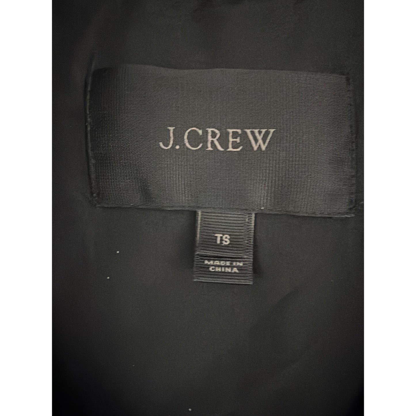 J.Crew Wintress Puffer Coat With Faux Fur Hood & Belt Size TS