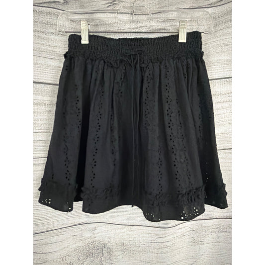 Playa Lucila Eyelet Smocked Mini Skirt Size XS