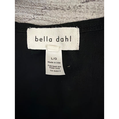 Bella Dahl Black V Neck Tank Top Size L
