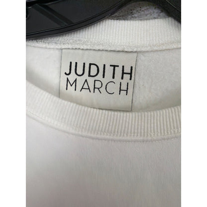 Judith March Sweatshirt With Colorful Heart Patches Size M