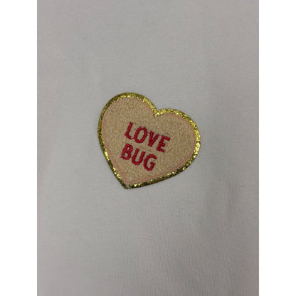 Judith March Sweatshirt With Colorful Heart Patches Size M