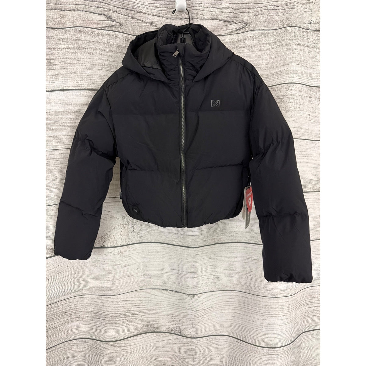 NWT Mobile Warming Cloud IX Heated Crop Puffer Jacket Size XS