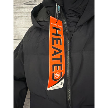 NWT Mobile Warming Cloud IX Heated Crop Puffer Jacket Size XS