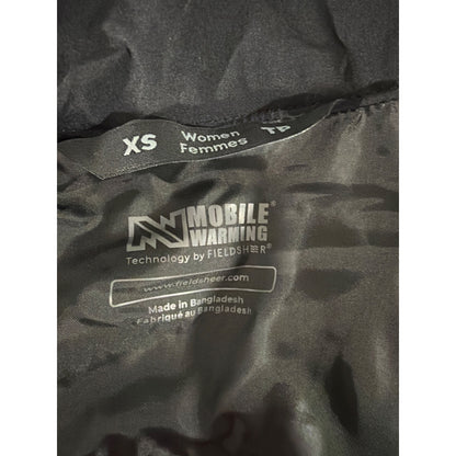 NWT Mobile Warming Cloud IX Heated Crop Puffer Jacket Size XS