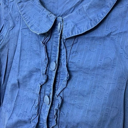 Blue button down shirt