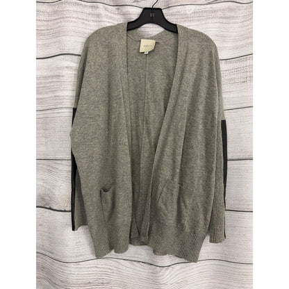 Mason by Michele Mason Gray Wool, Cashmere, Lambskin Cardigan Size P