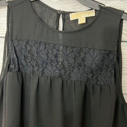 Michael Kors Black open shoulder top