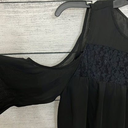 Michael Kors Black open shoulder top