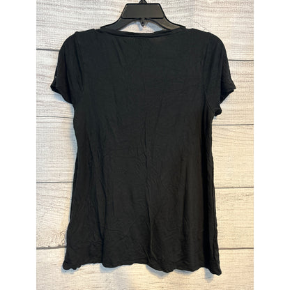 Soft Joie Women's Black Beaded T-Shirt S