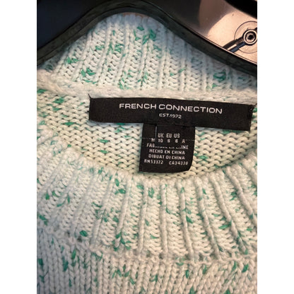 French Connection Nevanna Hem Detail Sweater Green Jelly Bean Size 6
