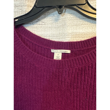 Halogen Purple Knit with details Sweater Size M