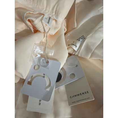 NWT Commense Solid Tube Top With Wide Leg Pants Set Size S