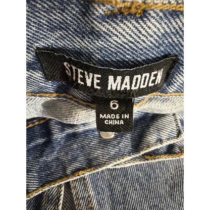 Steve Madden Avani Denim Skirt Size 6
