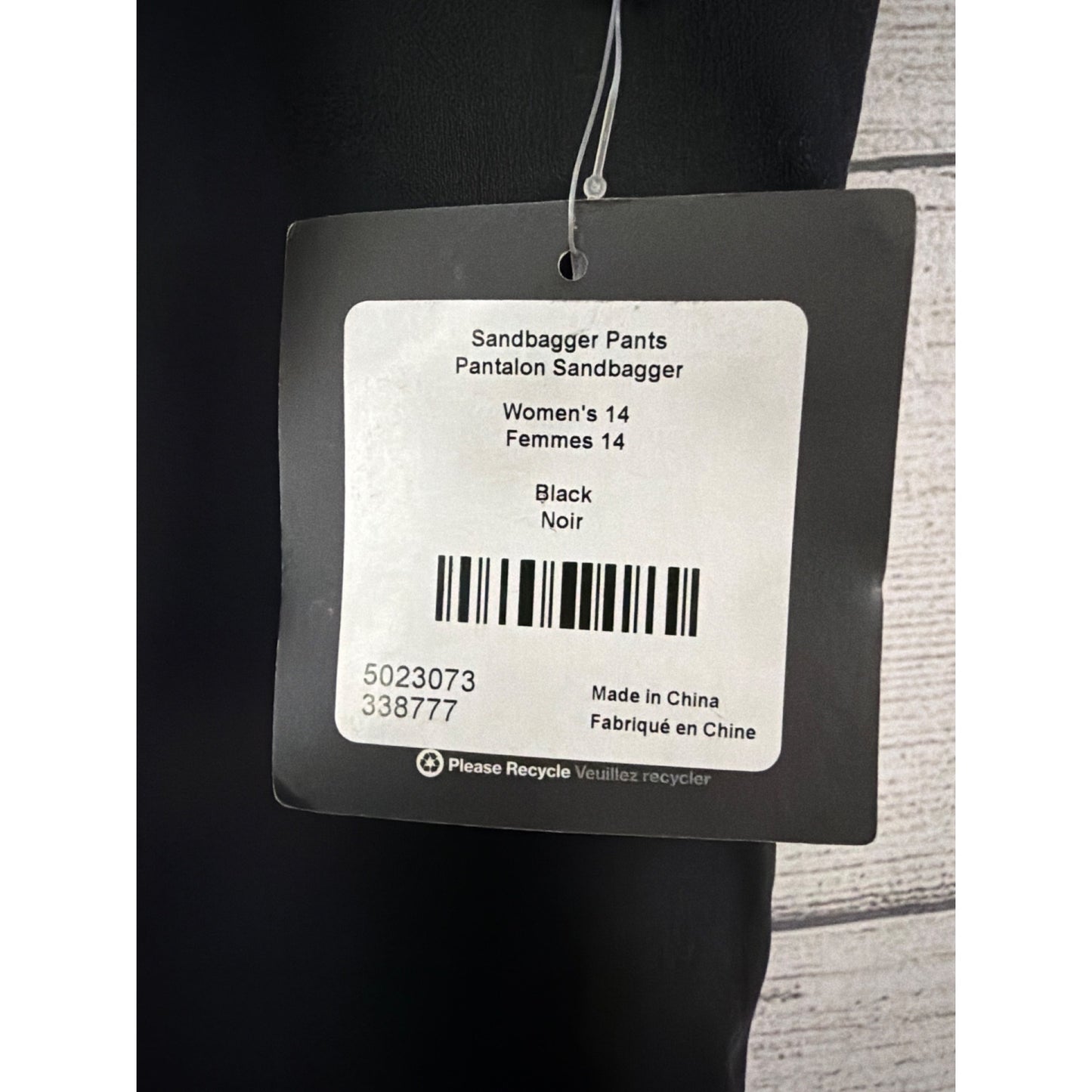 NWT MEC Sandbagger Outdoor Black Pants Size 14